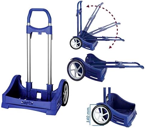  Aurora Store Fully SAFTA Trolley Blu per Viaggiatori
| Aurora Store Trolley Foldabile Blu per Bagagli
| Aurora Store SA