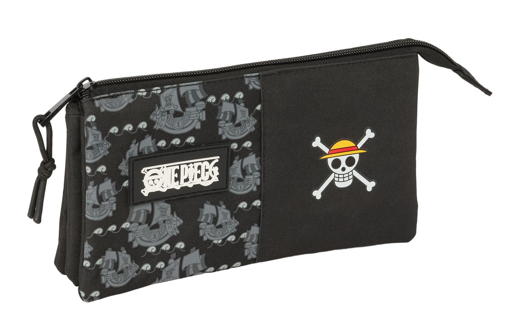  Safta One Piece Pirates Triple Pencil Case Black Medium per Bambini
| Safta Triple Pencil Case per Scuola Black Medium 