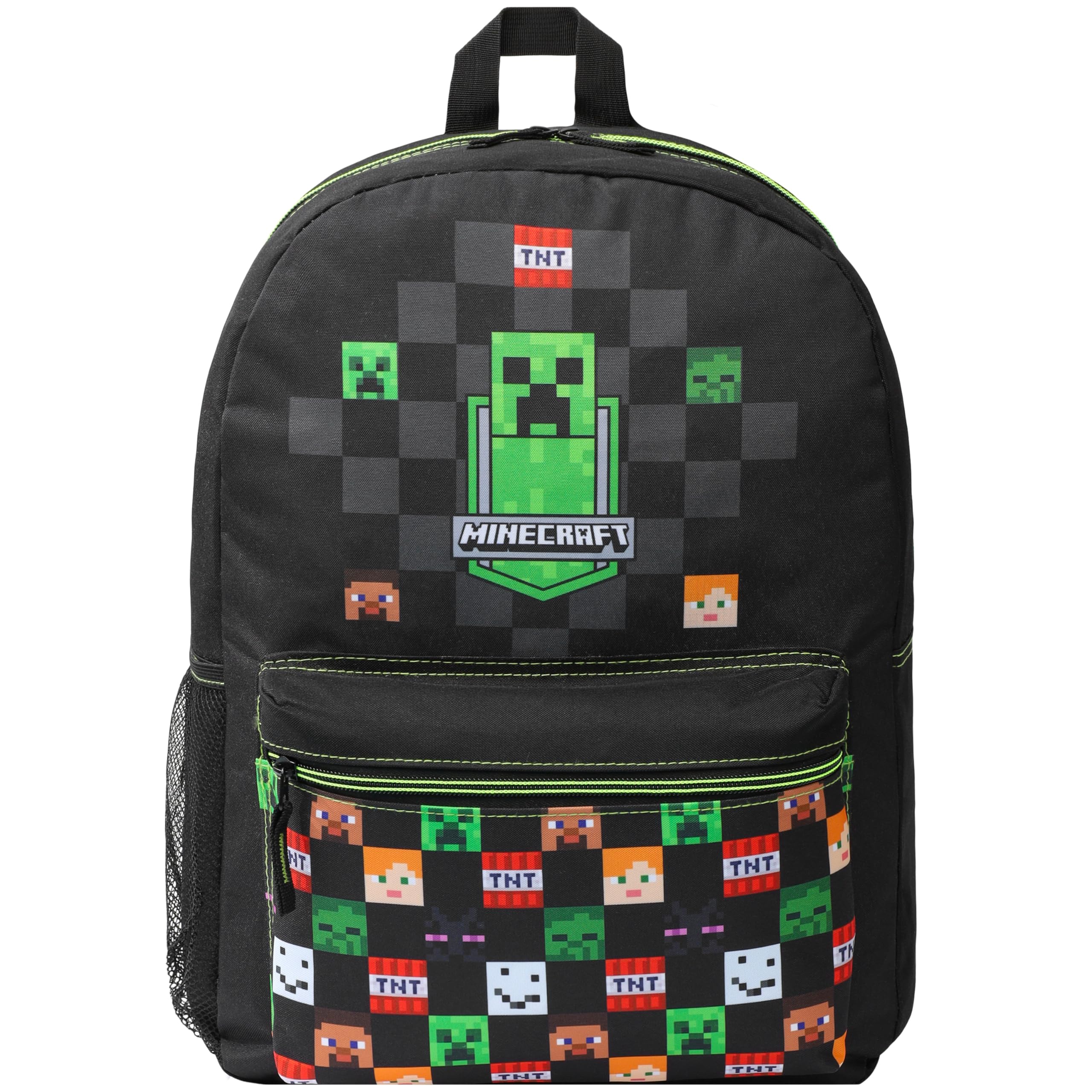  Minecraft Koffer per Bambini con Pochetto Frontale per Sport, Gym, Viaggi, Regalo per Bambini
| Backpack Minecraft per 